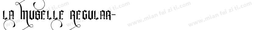 La Muselle Regular字体转换
